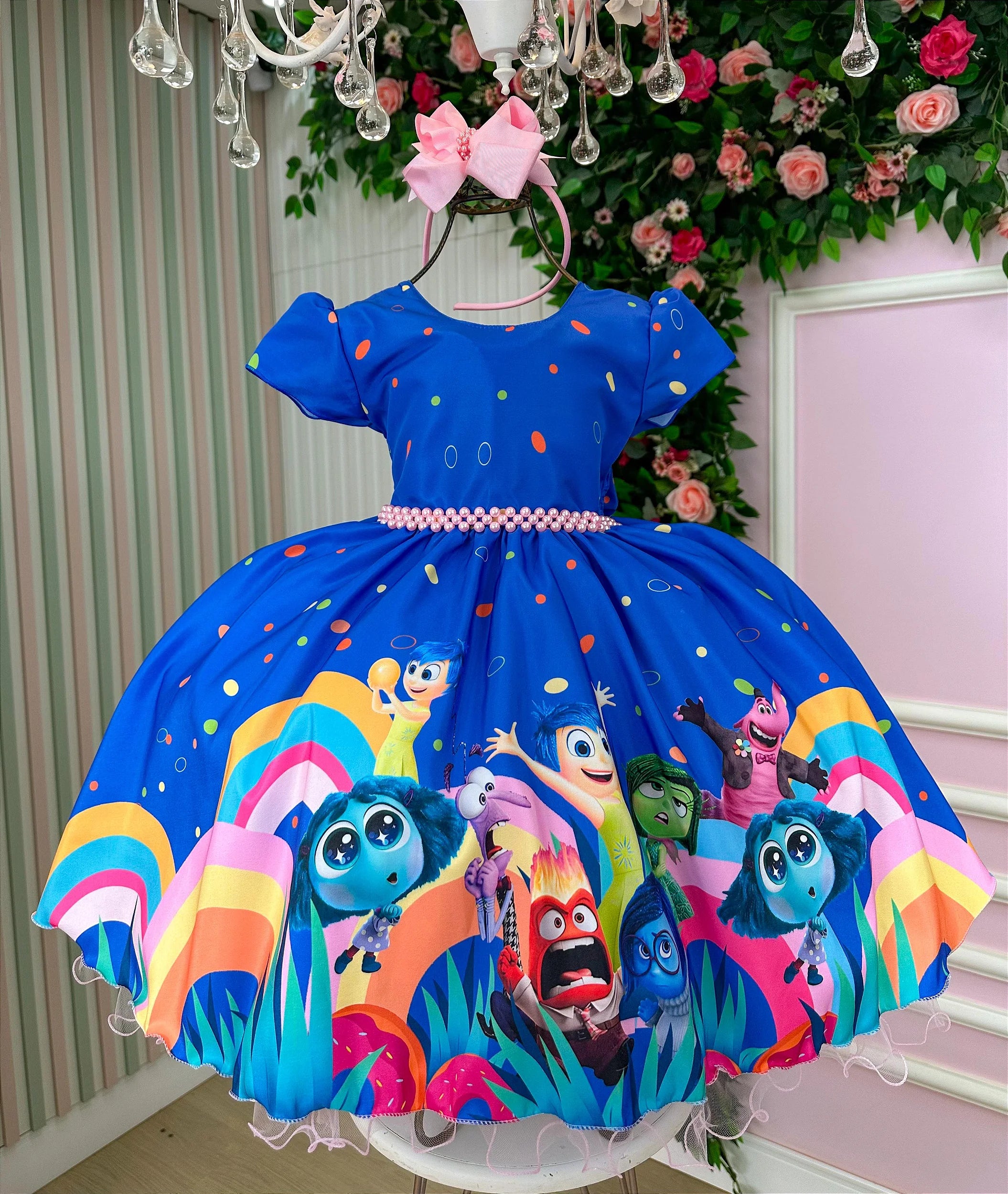 Vestido Tematicos Ysa Kids Divertidamente Glamim