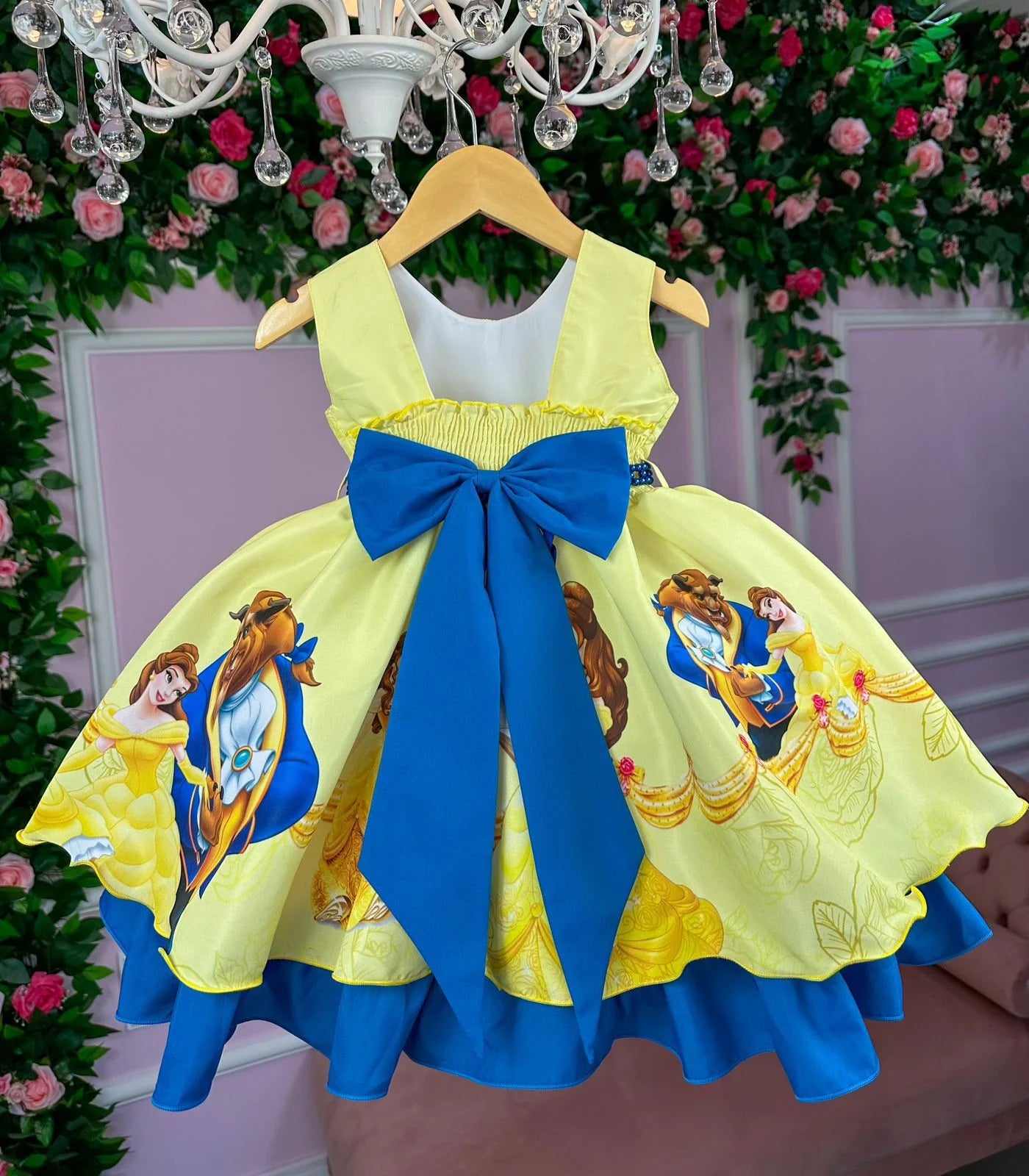 Vestido Tematicos da Miss A Bela e a Fera - Glamim