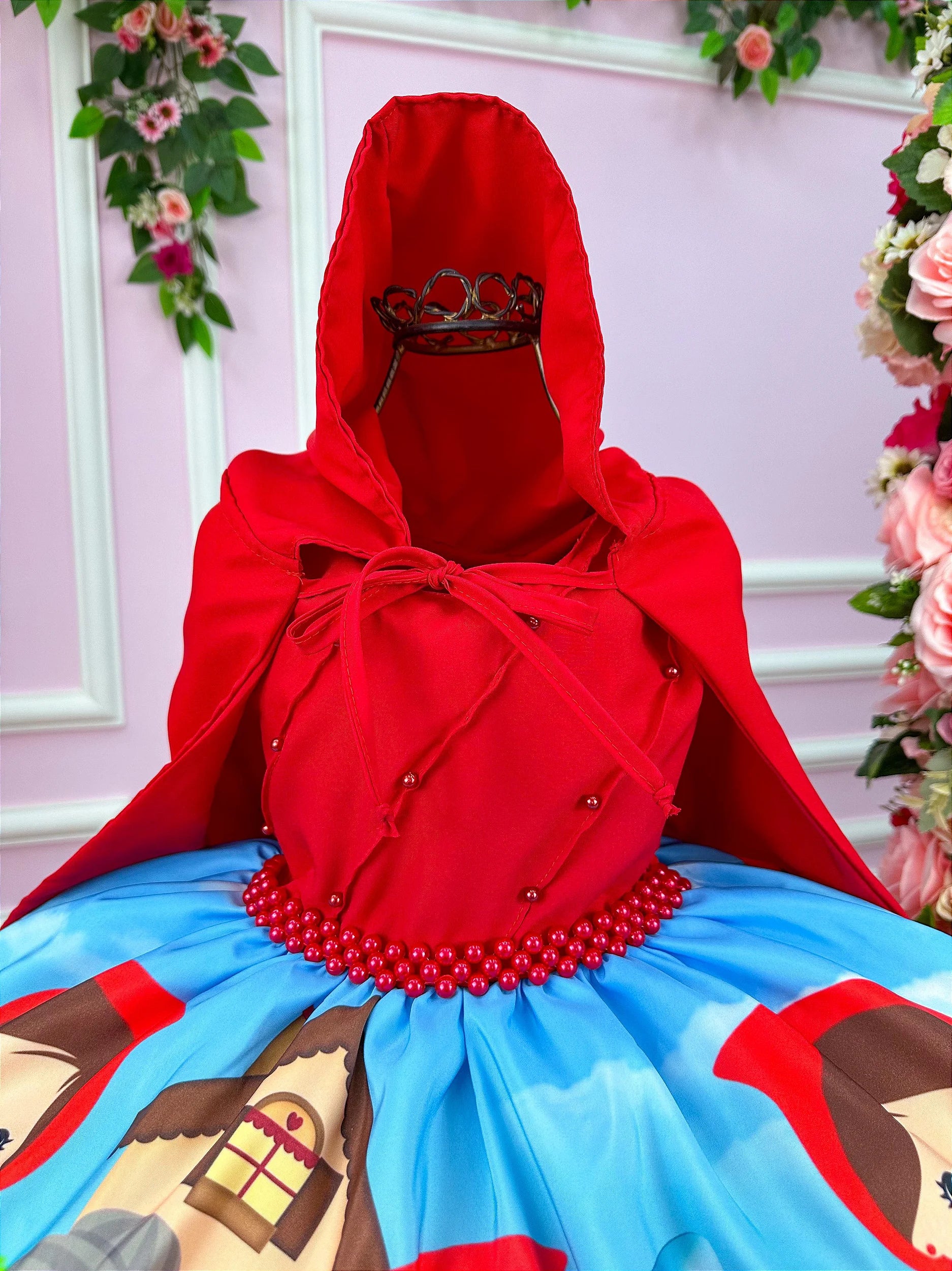 Vestido Infantil Temáticos da Gigi Chapeuzinho Vermelho - Glamim