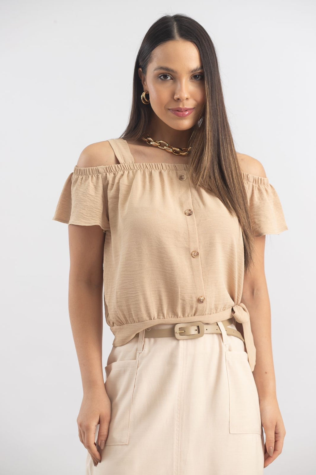 Blusa Elisa amarração lateral