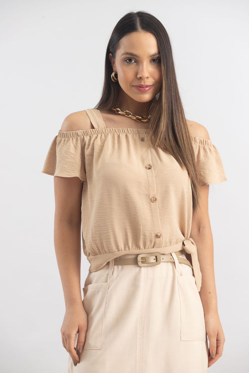 Blusa Elisa amarração lateral