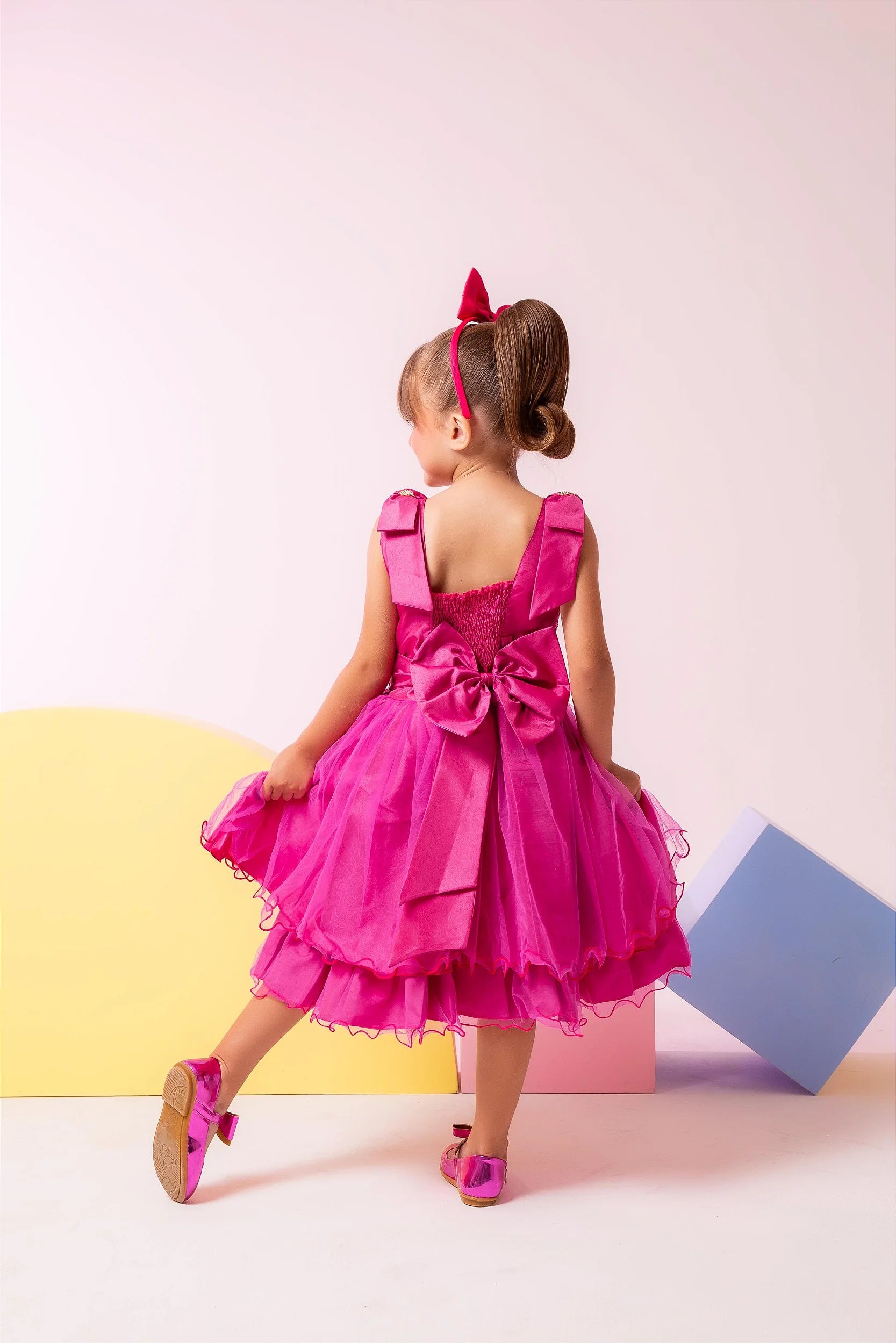 Vestido Princesa Belli Tematico Barbie Girls Glamim