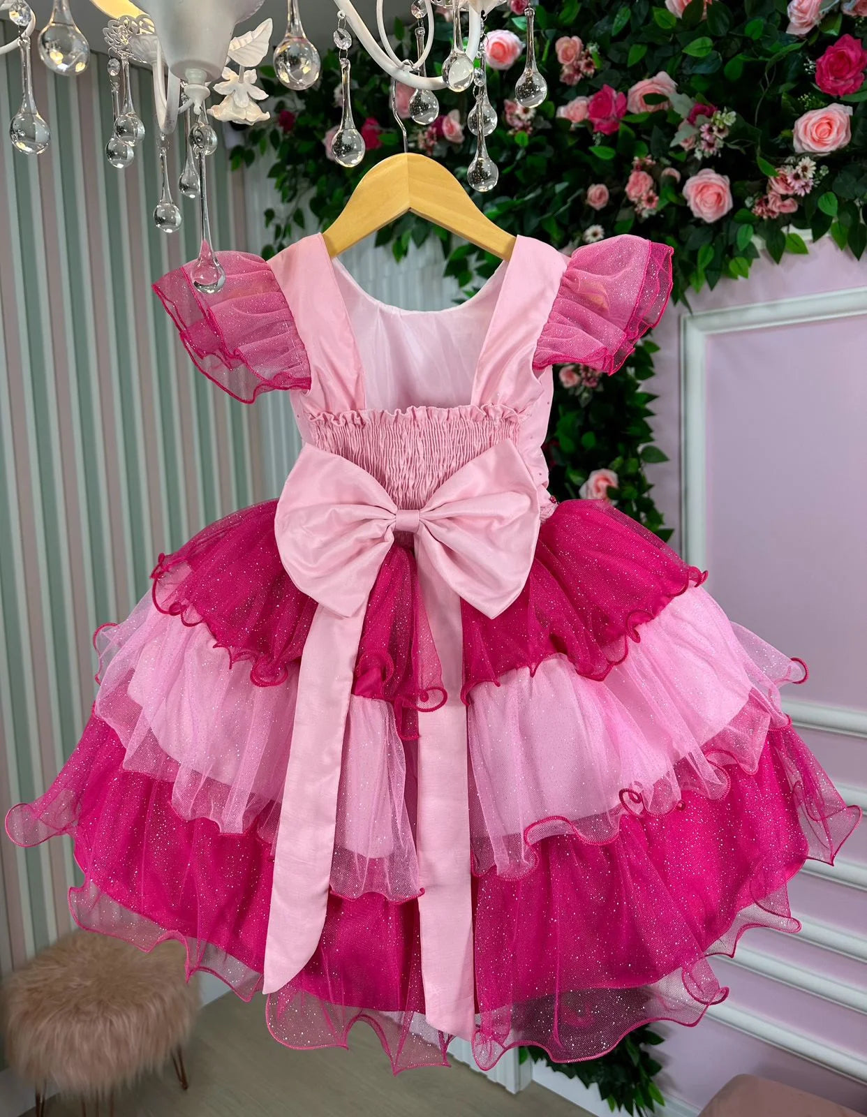Vestido Infantil Lig Lig Temático Barbie Glamim