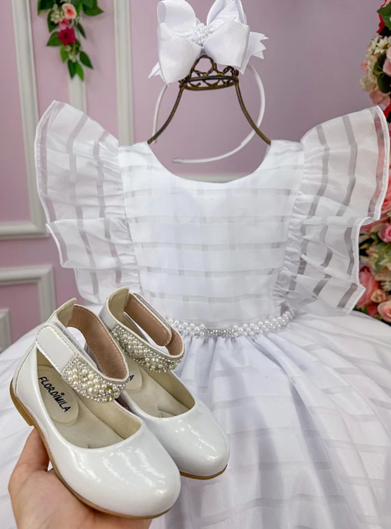 Vestido Branco Luxo - DAMINHA