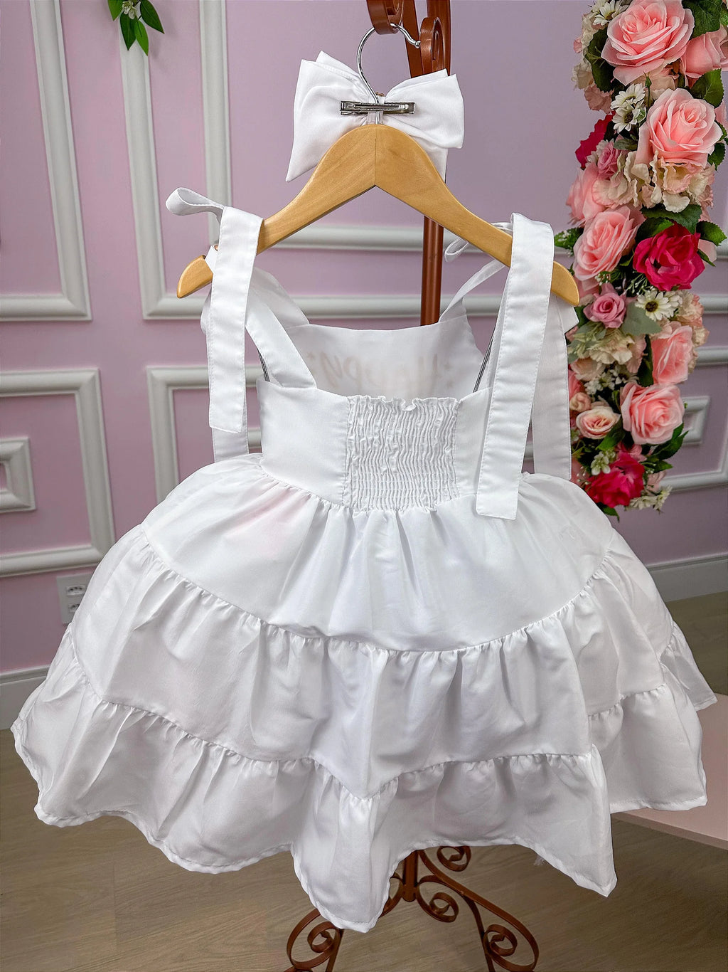 Vestido Blogueirinha Branco Feliz Ano Novo Glamim