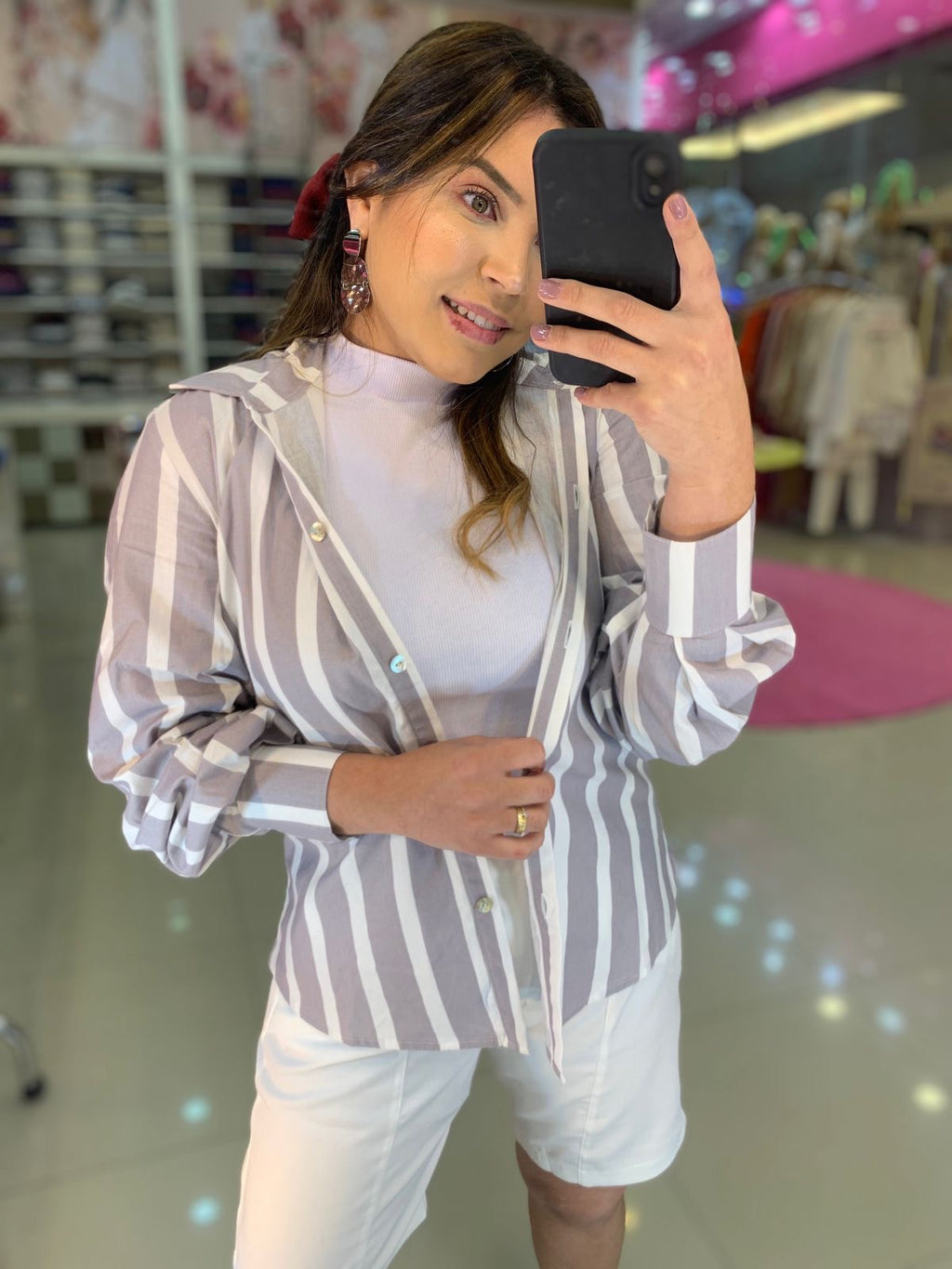 Camisa Glamour Listrada