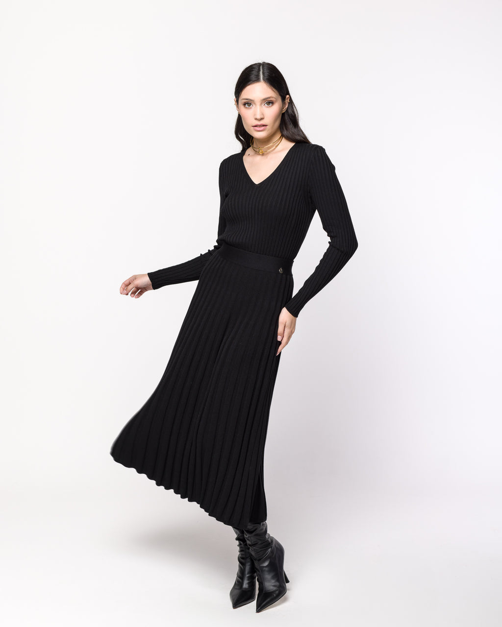 SAIA PLISSADA NEW IVANA TRICOT