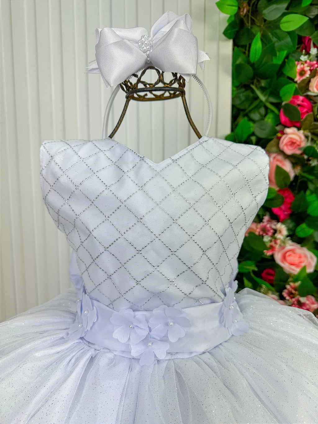 Vestido Marie Longo Olivia Branco - DAMINHA