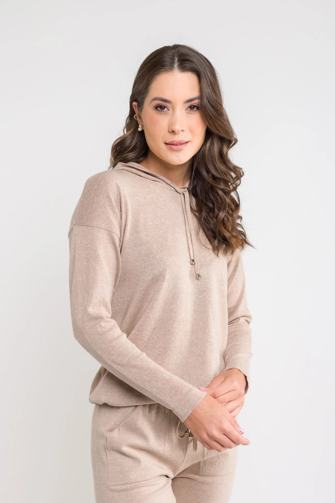 Blusa Tricot Capuz - Catarina