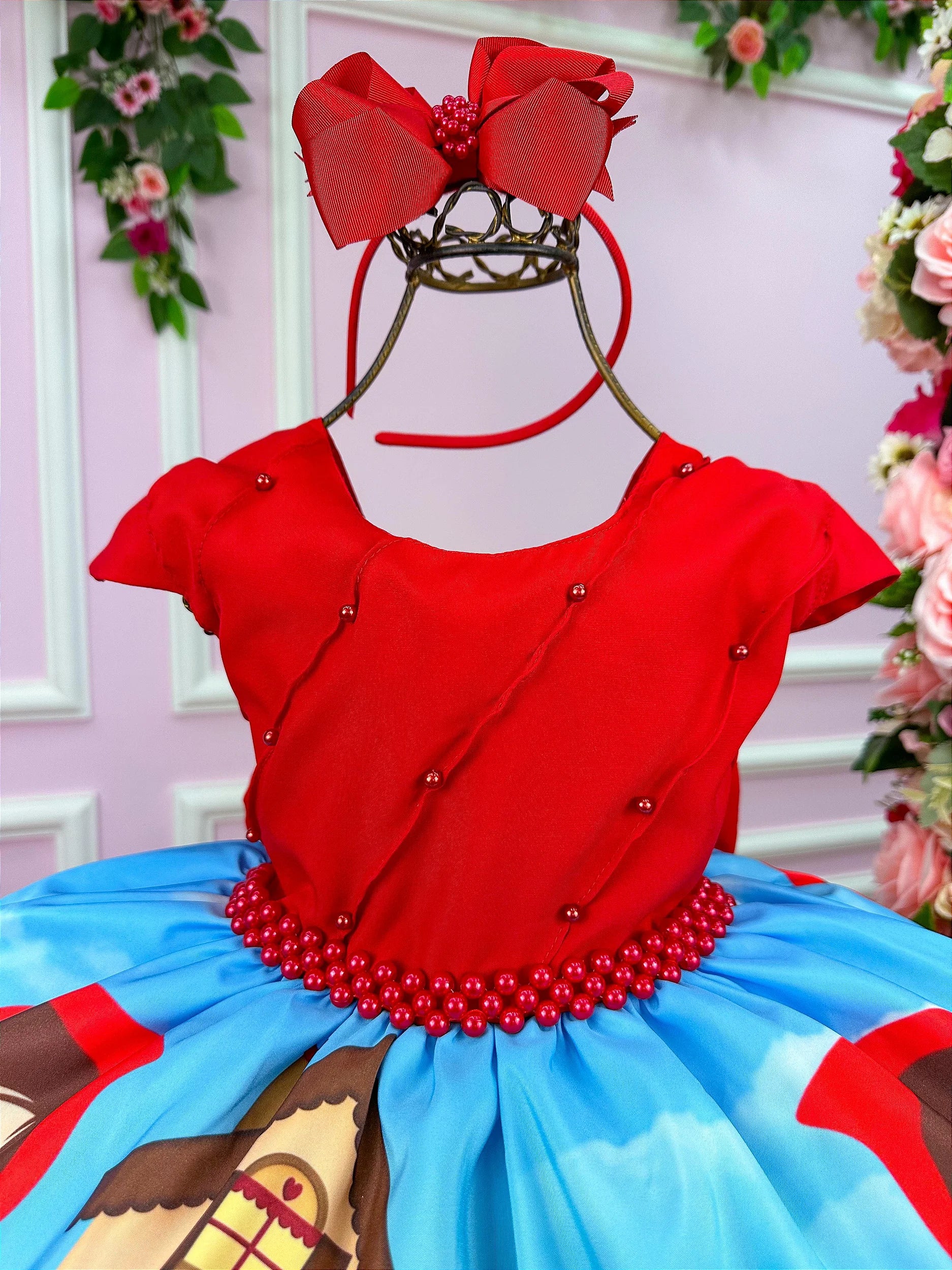 Vestido Infantil Temáticos da Gigi Chapeuzinho Vermelho - Glamim