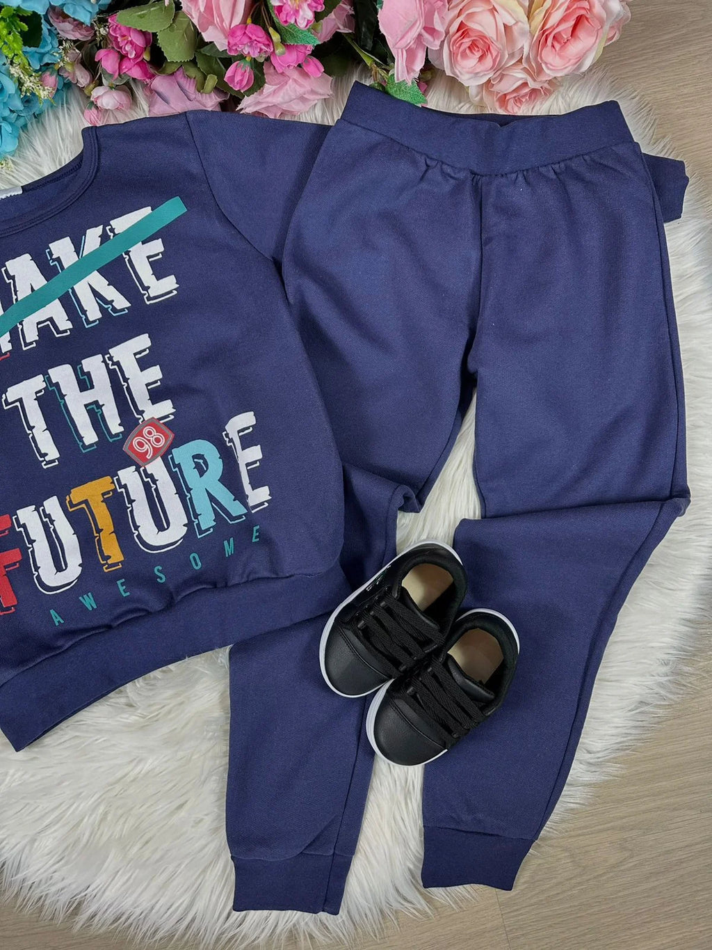 Conjunto Inverno Juvenil Taita Kids The Future Azul