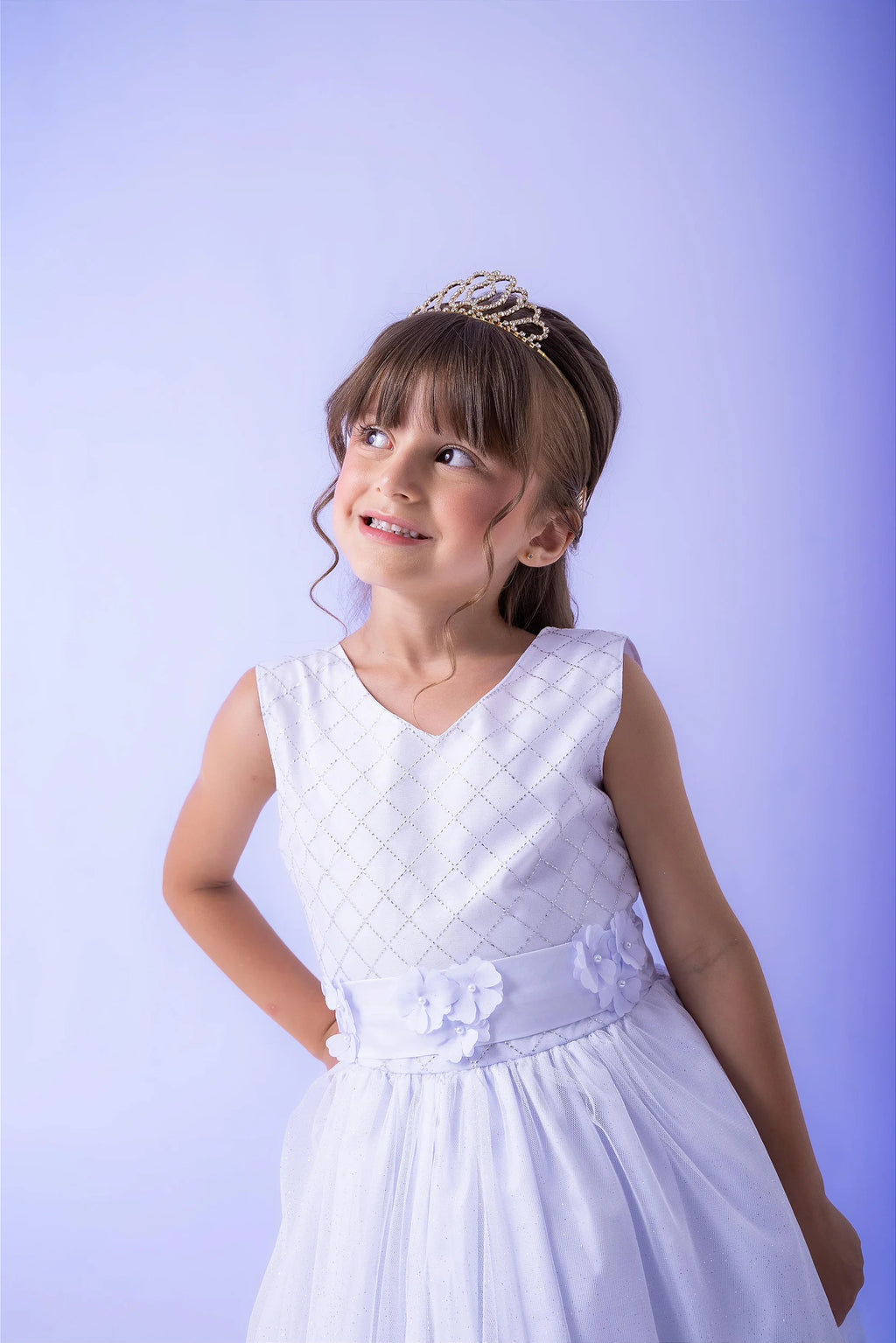 Vestido Marie Longo Olivia Branco - DAMINHA