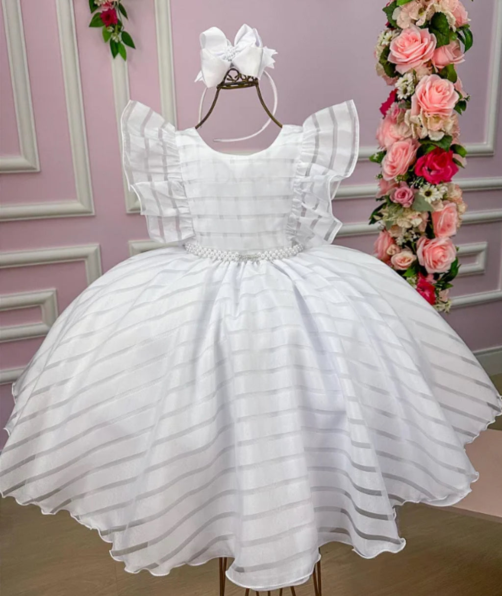 Vestido Branco Luxo - DAMINHA