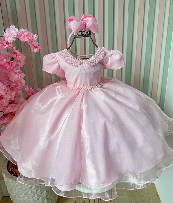 Vestido Luxo Pérolas - DAMINHA