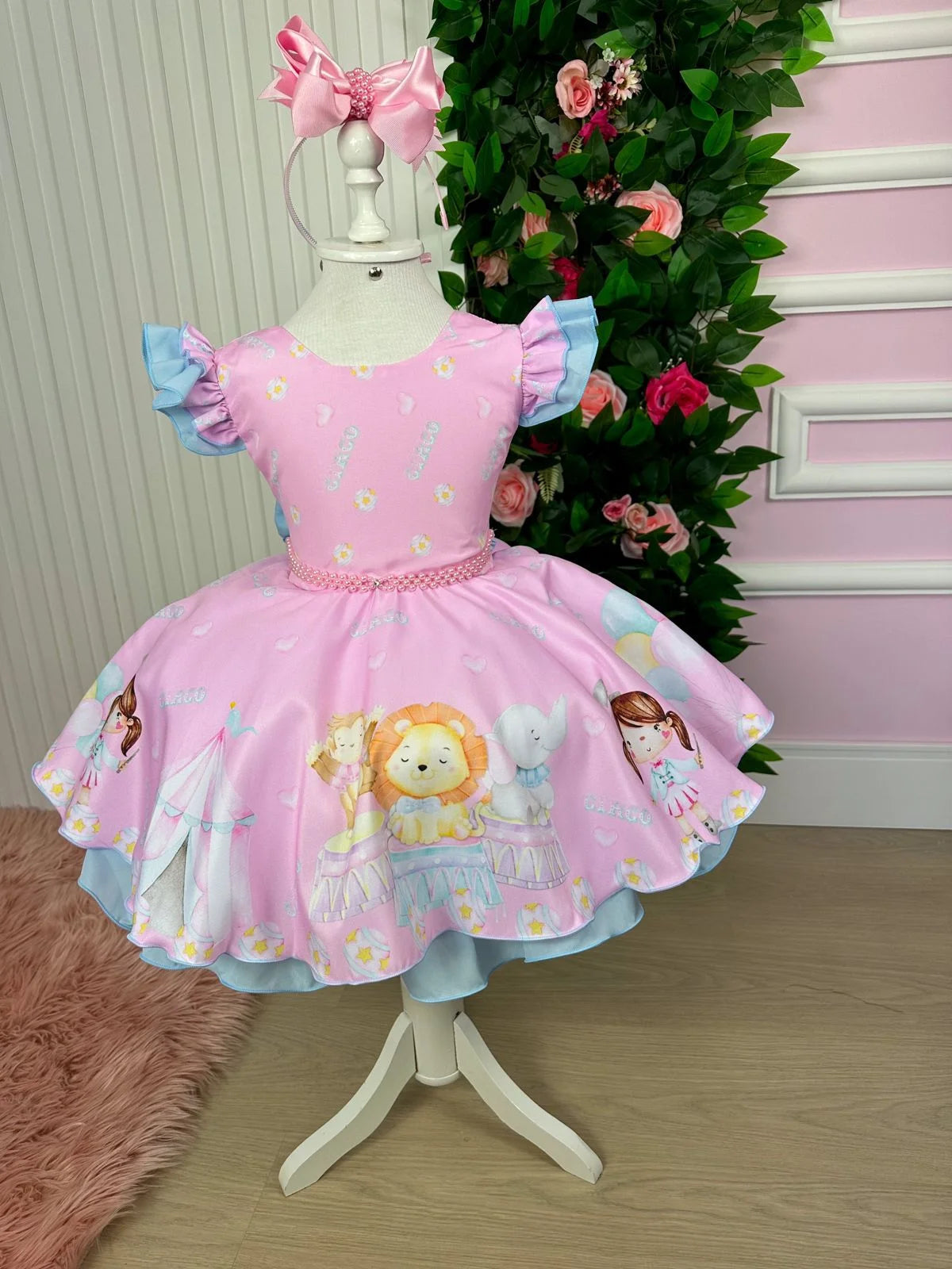 Vestido Lig Lig Tematico Circo Glamim