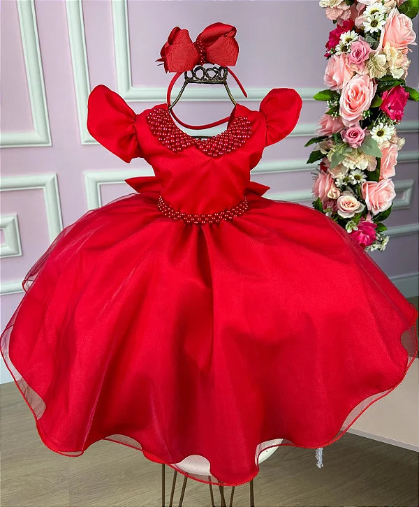 Vestido Luxo Pérolas - DAMINHA