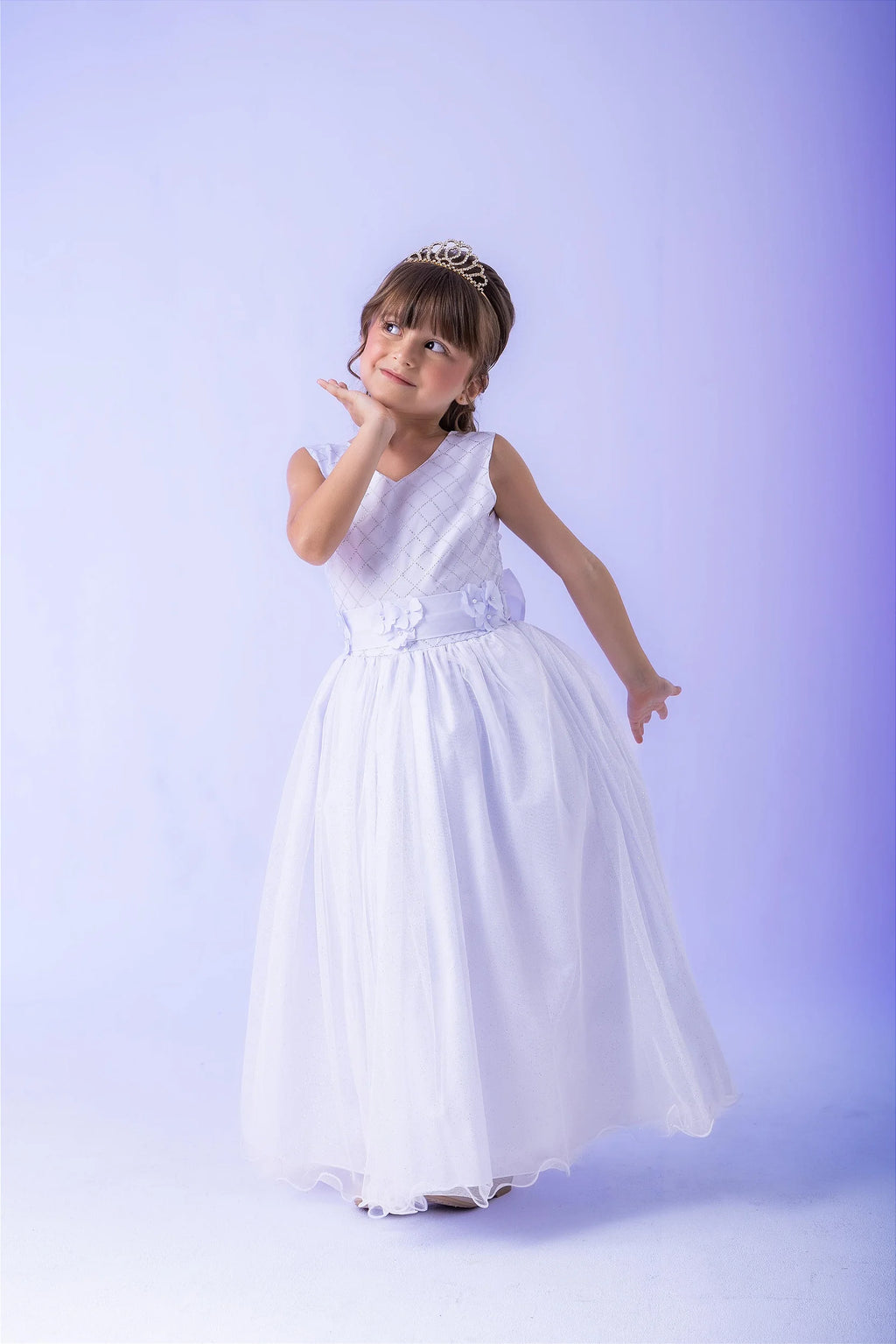 Vestido Marie Longo Olivia Branco - DAMINHA