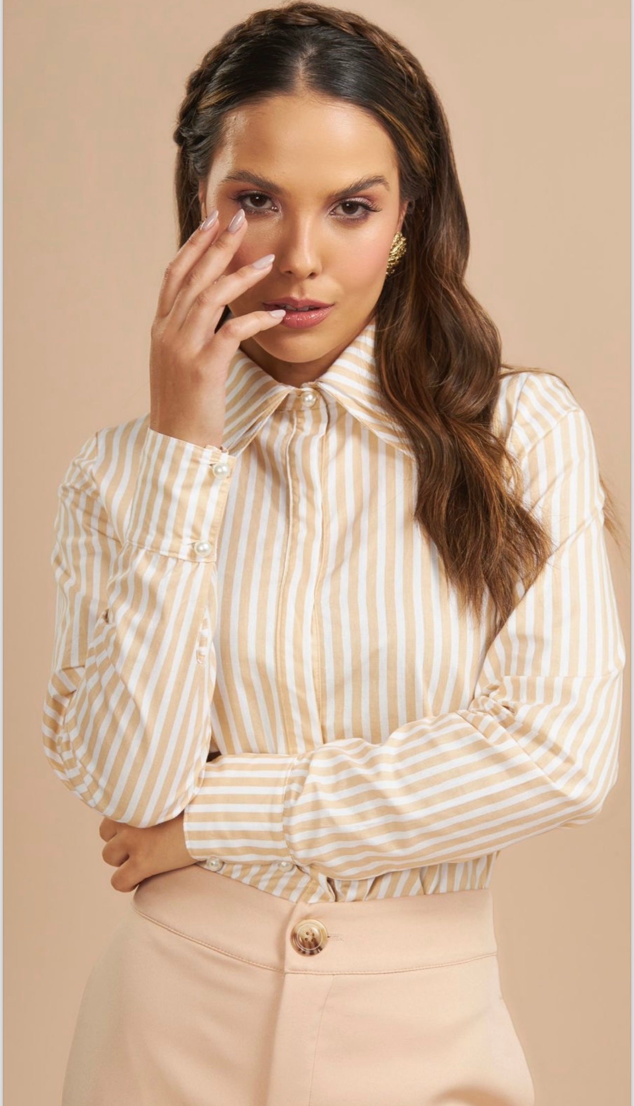 Camisa listrada Love-me