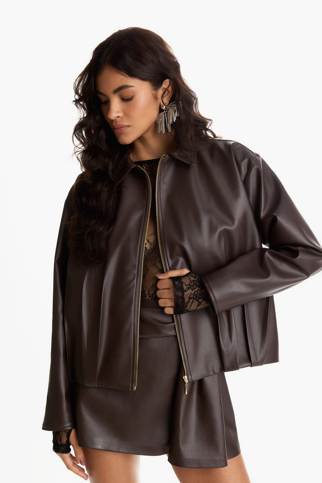 Blusa em renda  Carlota Costa