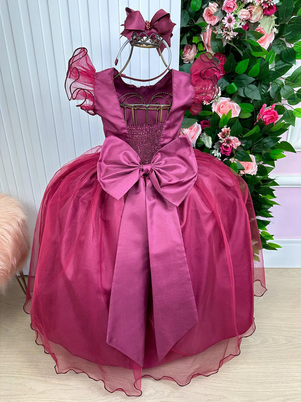 Vestido Marie Longo Marina Marsala DAMINHA