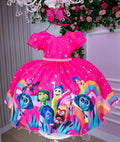 Vestido Tematicos Ysa Kids Divertidamente Glamim