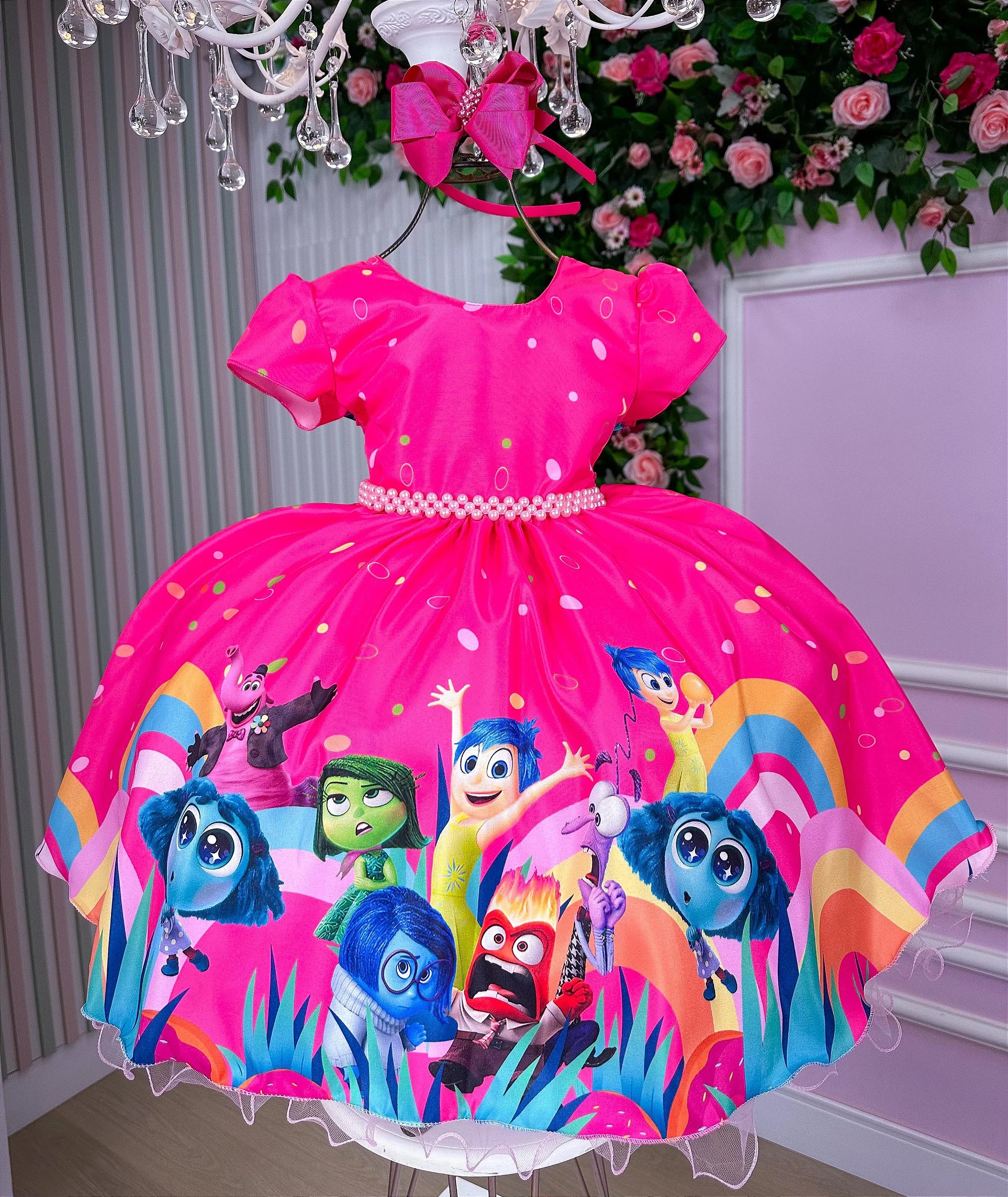 Vestido Tematicos Ysa Kids Divertidamente Glamim