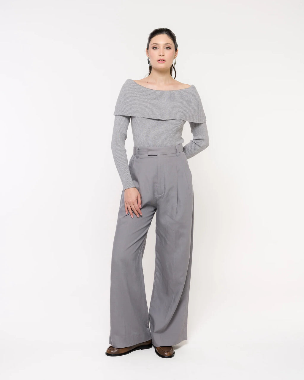 Blusa em Tricot Ombro a Ombro - Samantha