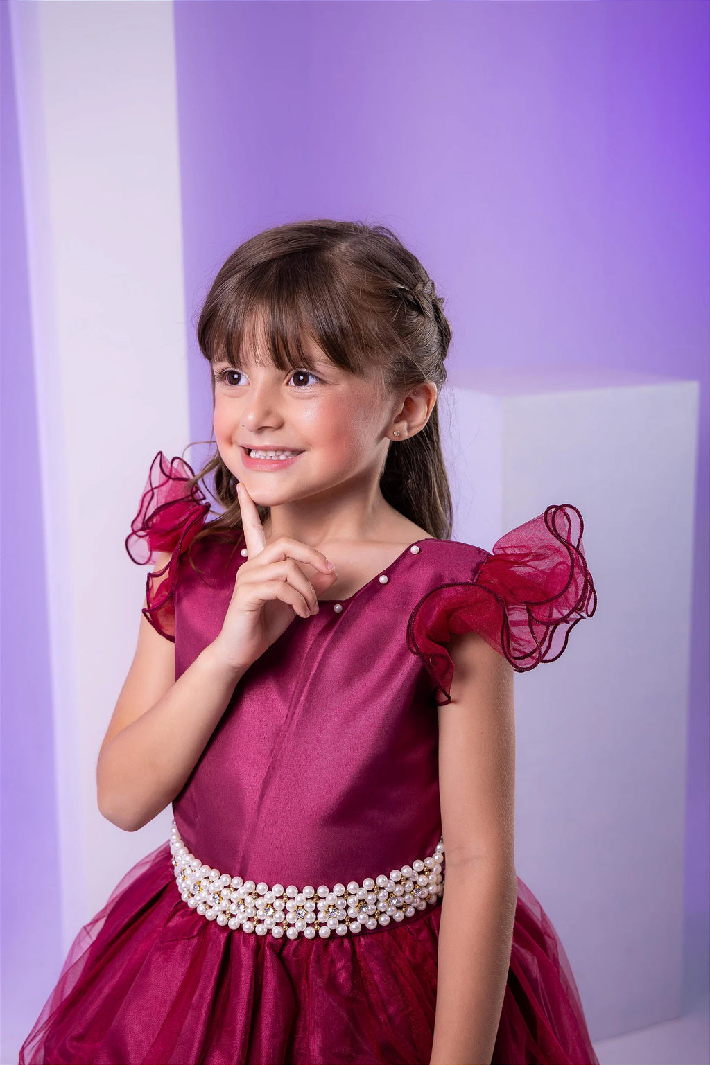 Vestido Marie Longo Marina Marsala DAMINHA