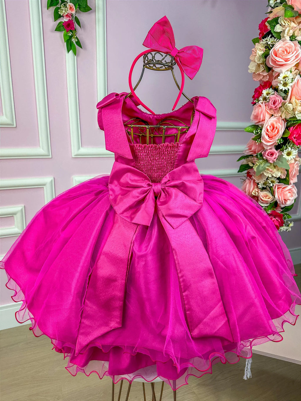 Vestido Princesa Belli Tematico Barbie Girls Glamim