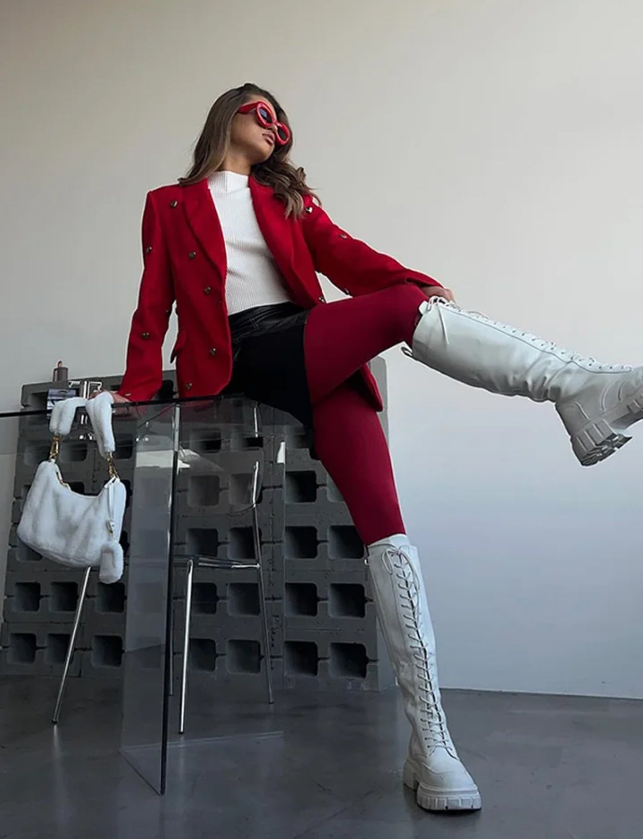 BLAZER COM APLICAÇÕES DE CORAÇÃO