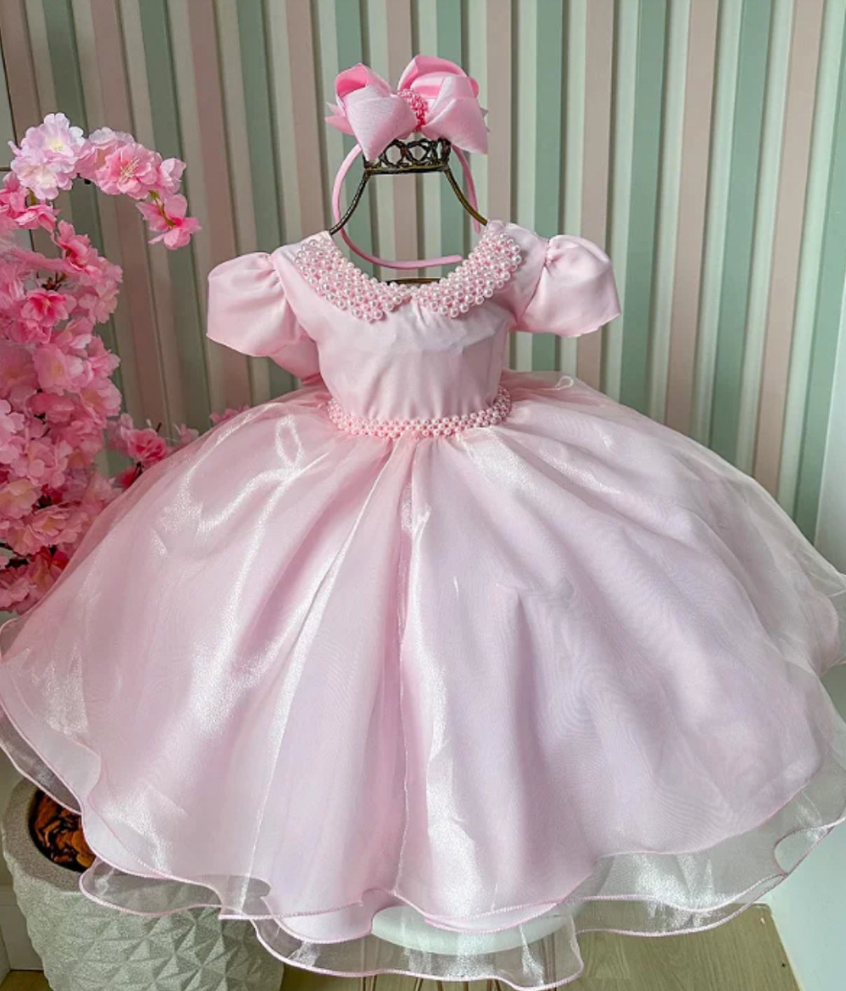 Vestido Luxo Pérolas - DAMINHA