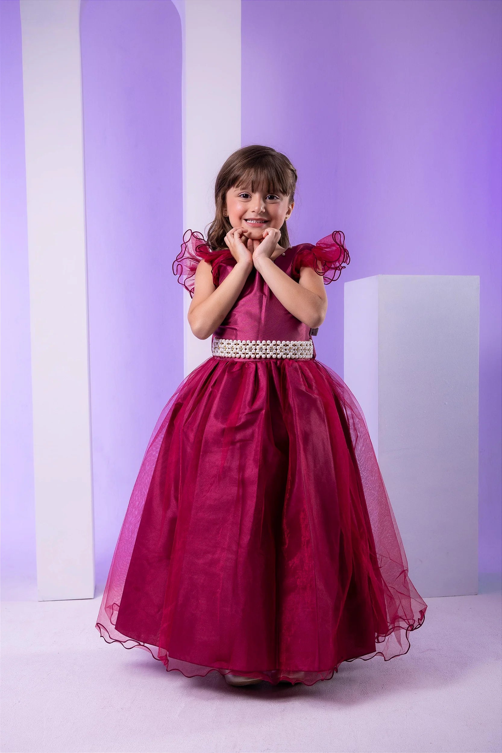 Vestido Marie Longo Marina Marsala DAMINHA