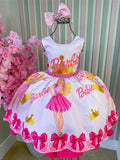 Vestido Tematicos da Miss Barbie Rosa - Barbie