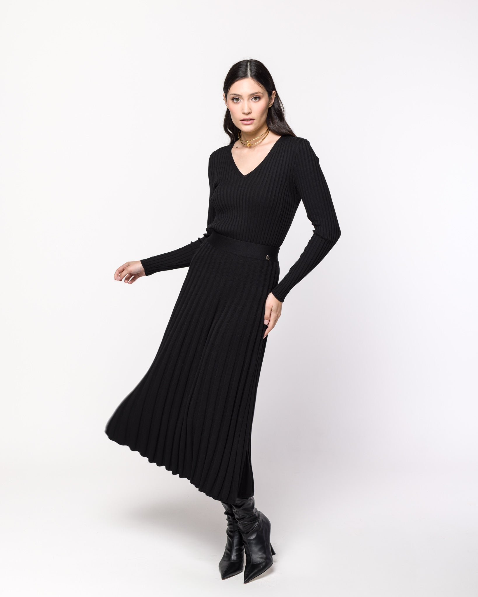 BLUSA EM TRICOT TRANSPASSADA RAYAR