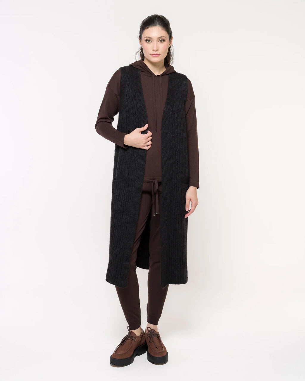 Blusa Tricot Capuz - Catarina