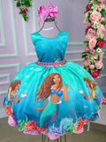 Vestido Tematicos da Miss Ariel - A Pequena Sereia Glamim