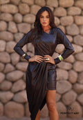 VESTIDO FEMININO CURTO ASSIMÉTRICO PERFECT WAY