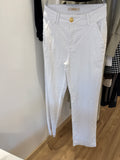 CALÇA JEANS RETA BRANCA - PIGMENTO