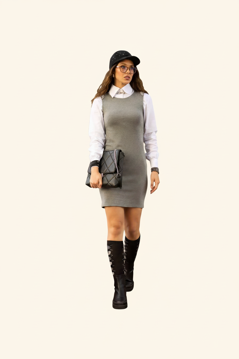 CONJUNTO VESTIDO LOVE-ME PORQUE SOU LINDA