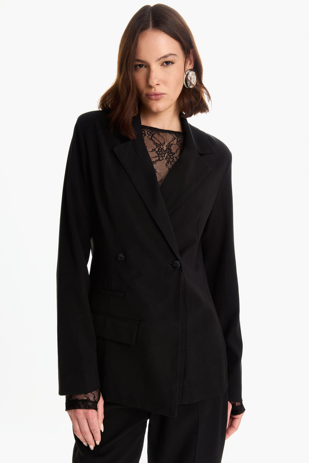 Blusa em renda  Carlota Costa