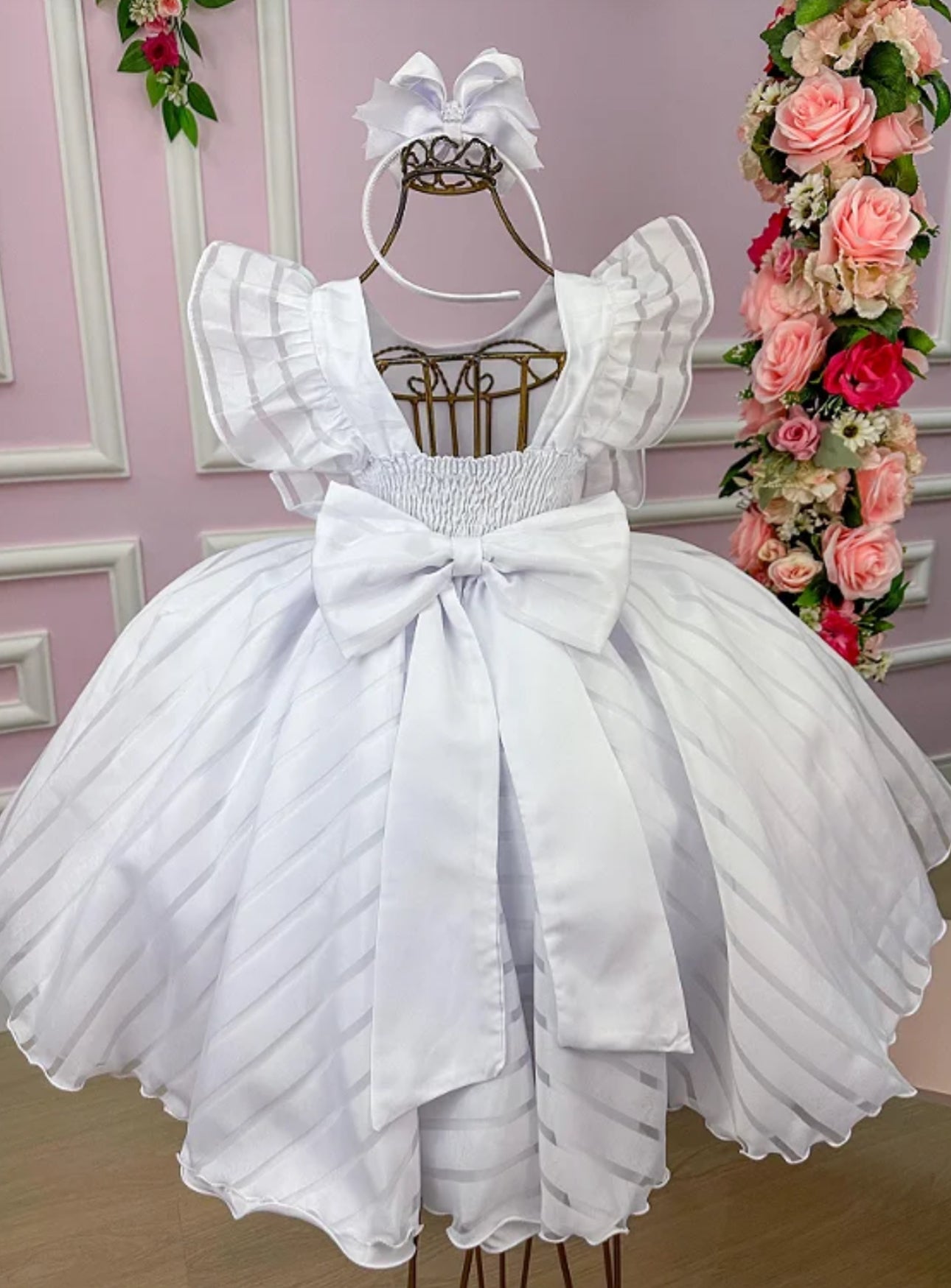 Vestido Branco Luxo - DAMINHA