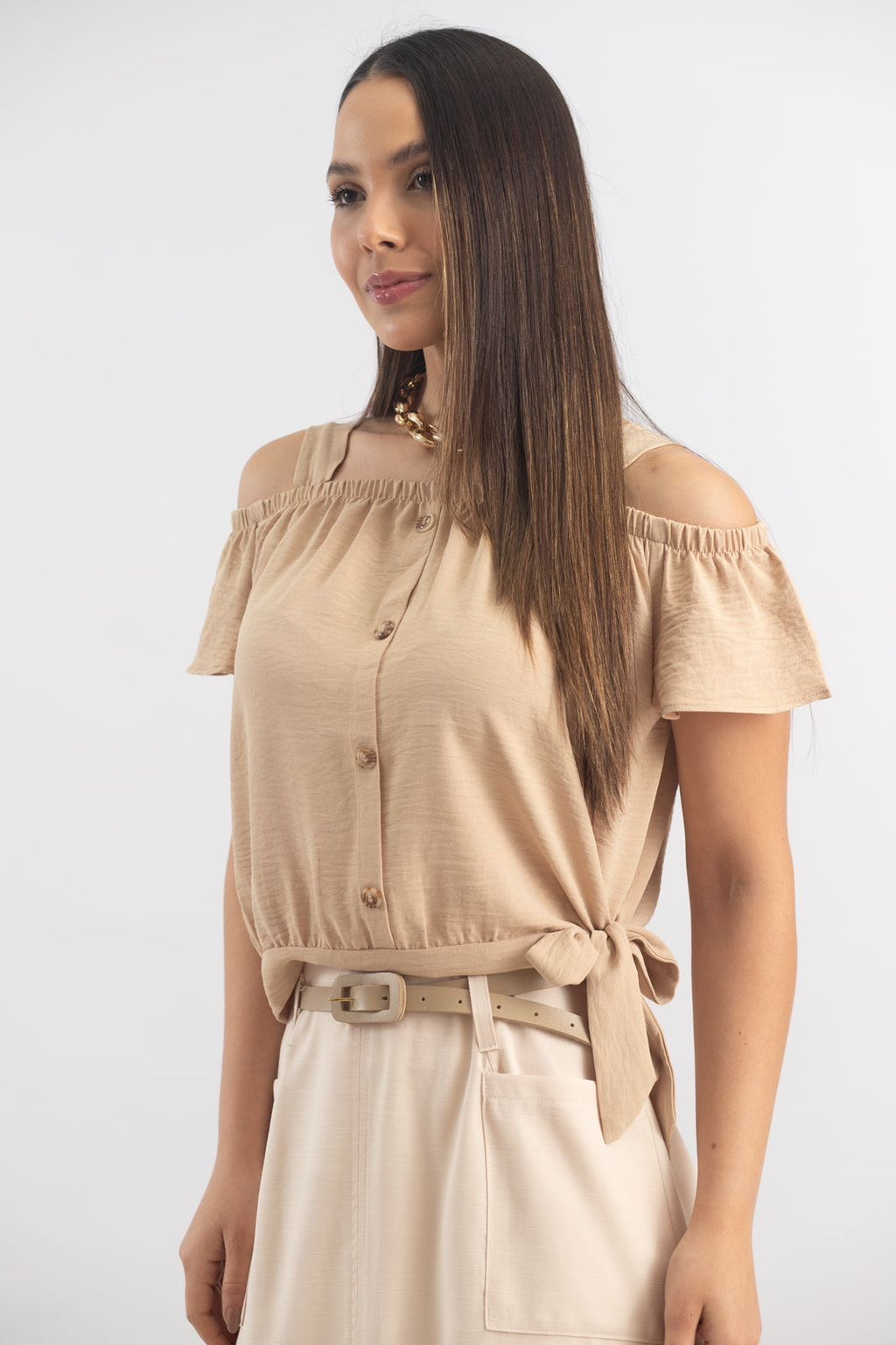Blusa Elisa amarração lateral