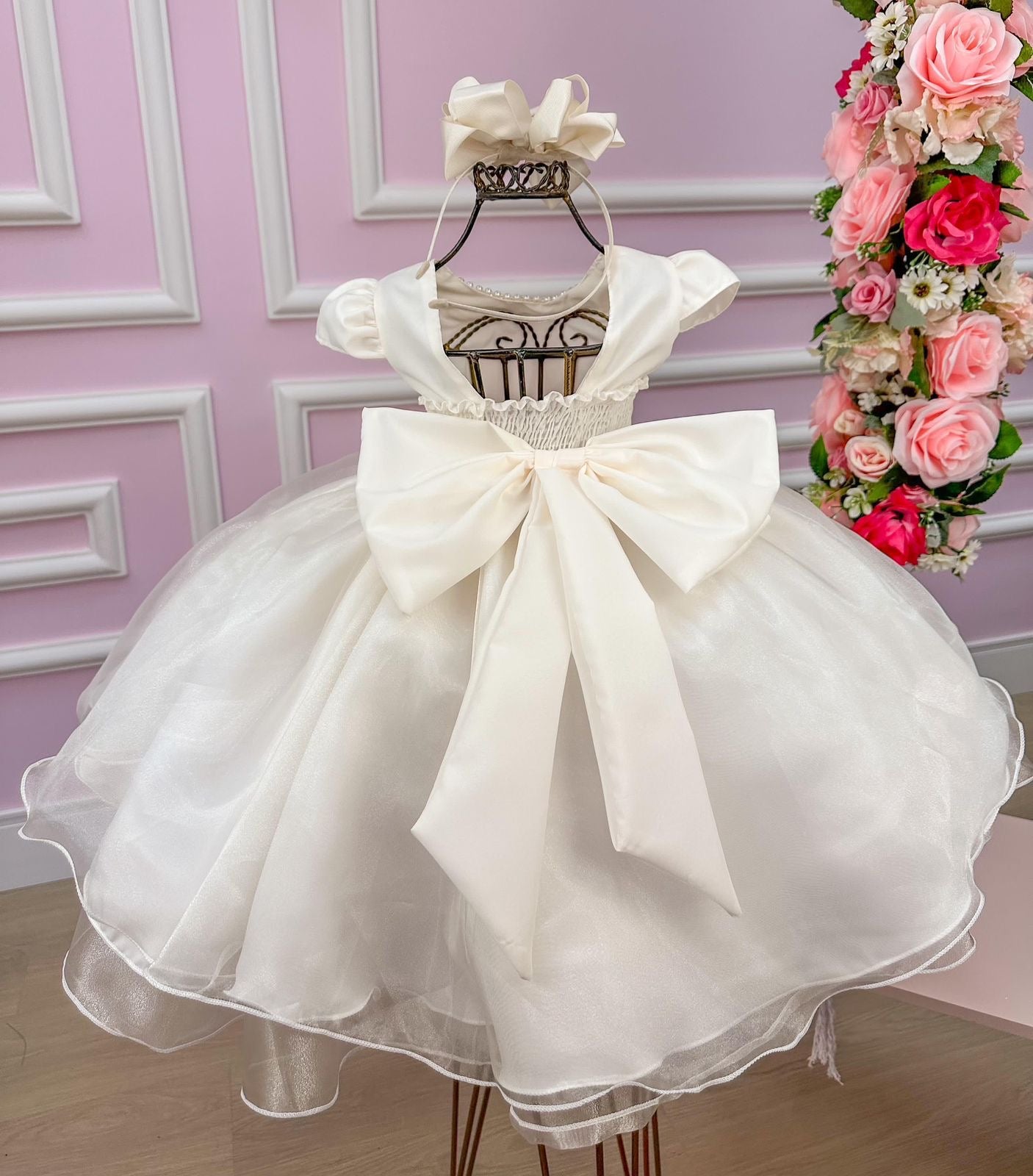 Vestido Luxo Pérolas - DAMINHA