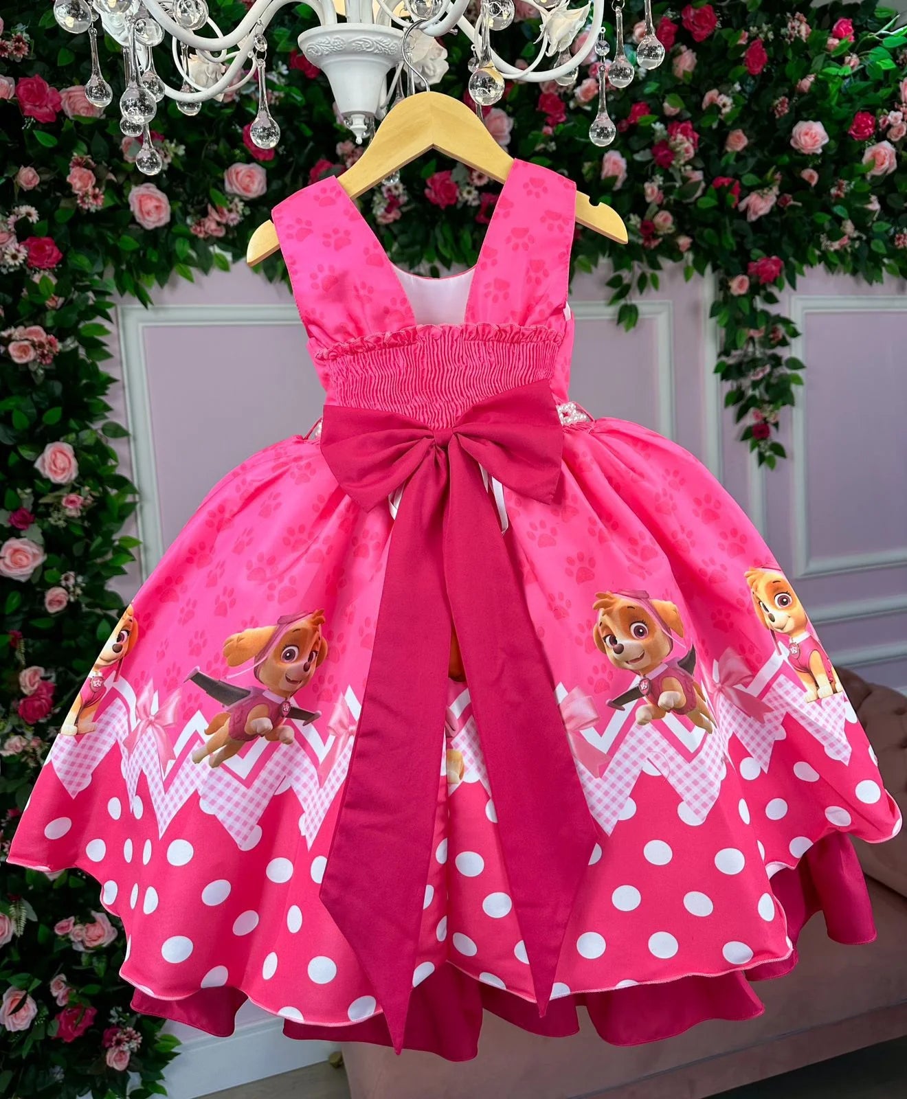 Vestido Tematicos da Miss Sky Patrulha Canina Glamim