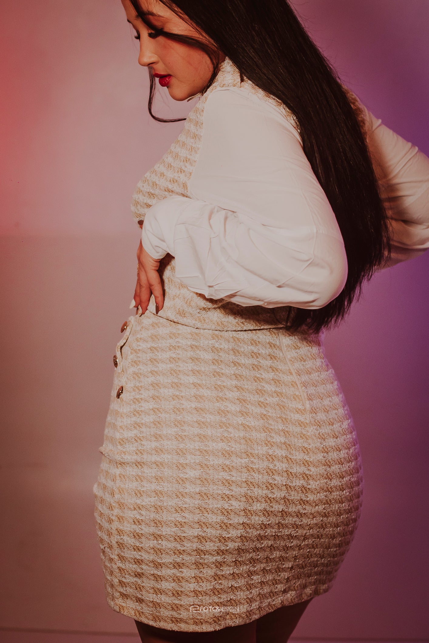 CONJUNTO MIkAELA  PIED DE POULE
