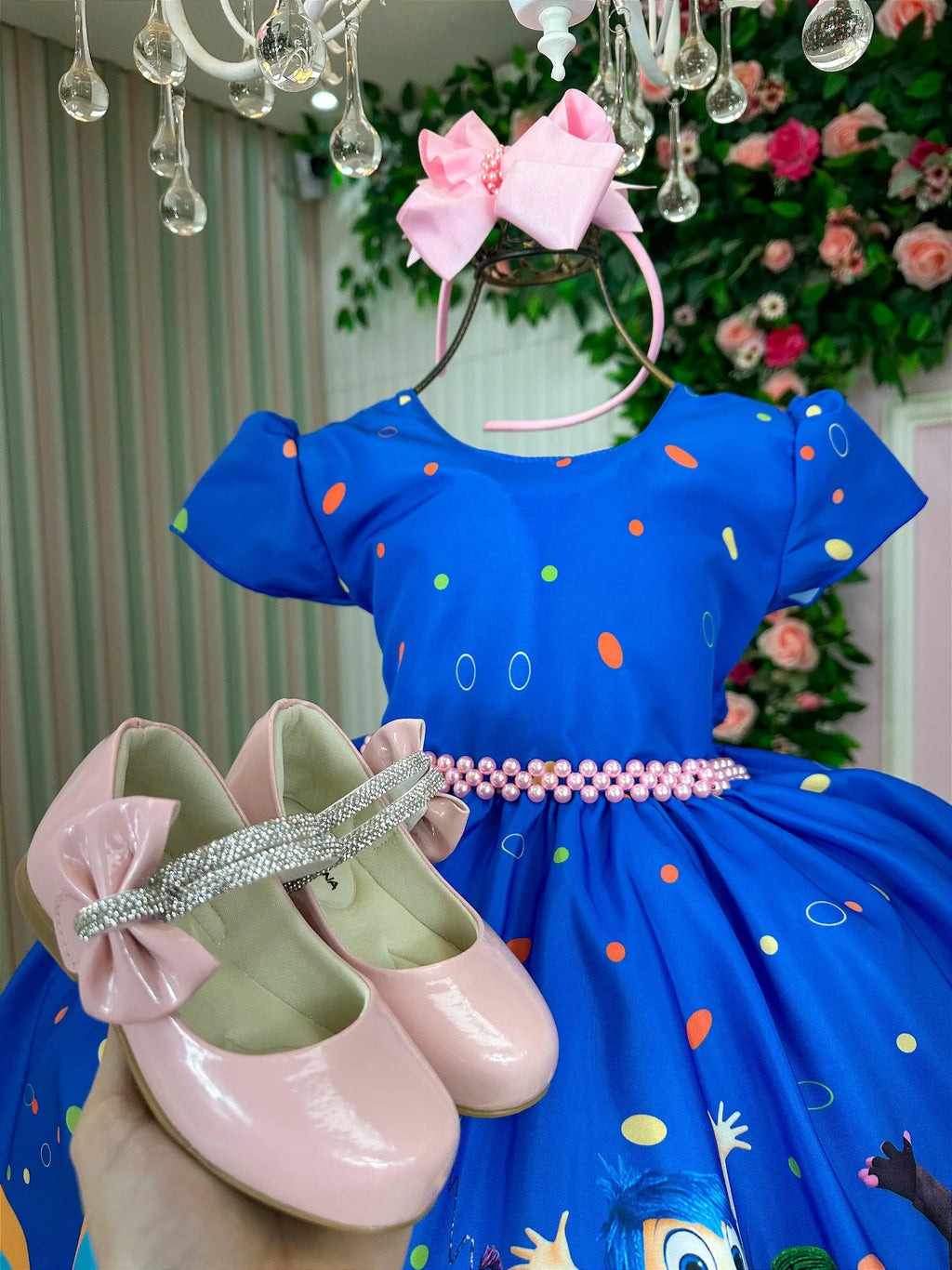 Vestido Tematicos Ysa Kids Divertidamente Glamim