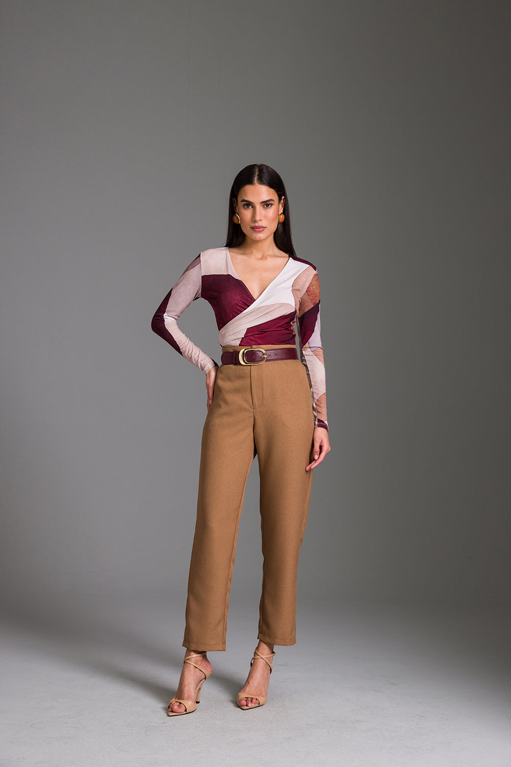 CALÇA CASTANHO ALFAIATARIA CHARRY