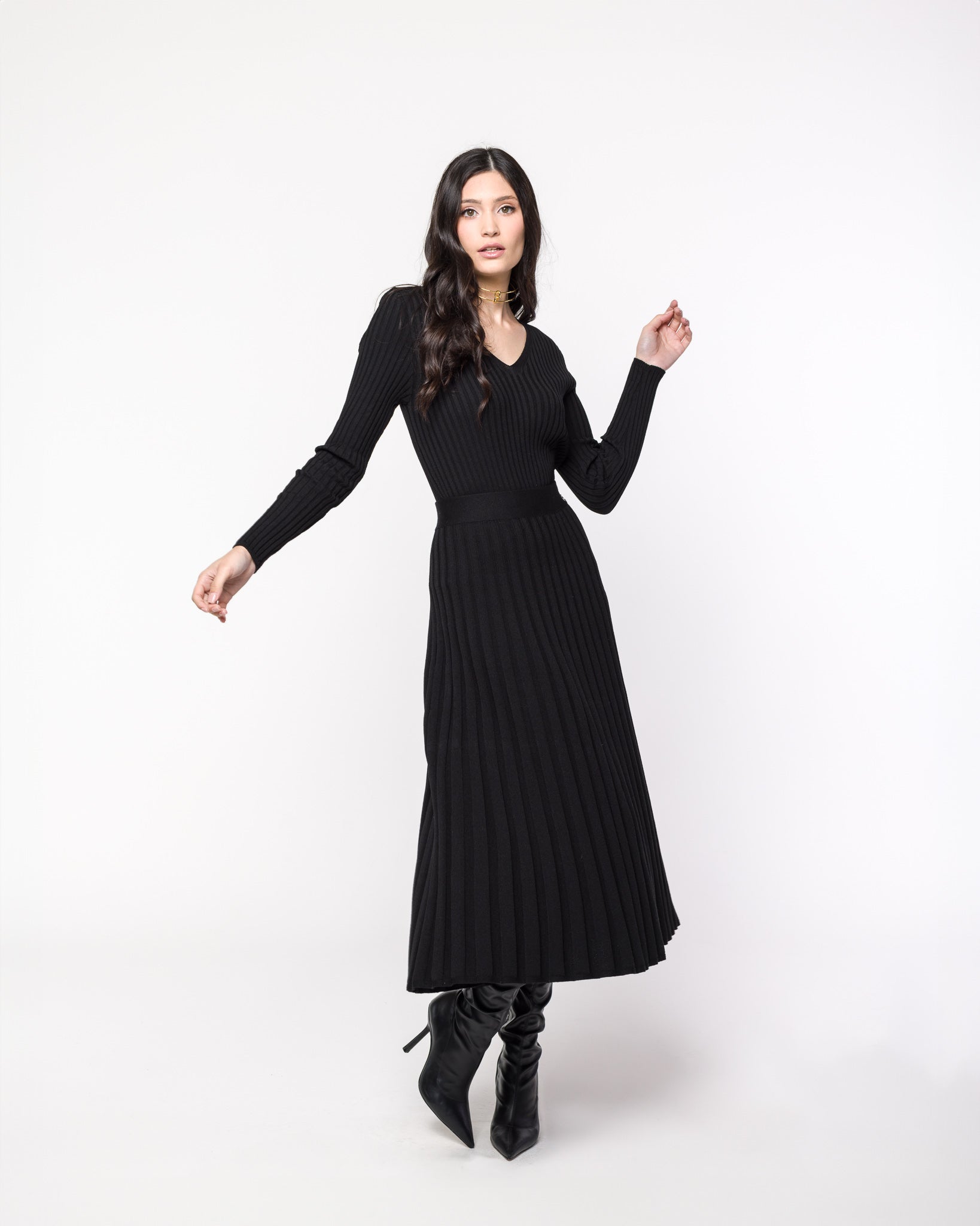 SAIA PLISSADA NEW IVANA TRICOT