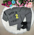 Conjunto Inverno Taita Kids Menino Carro Cinza