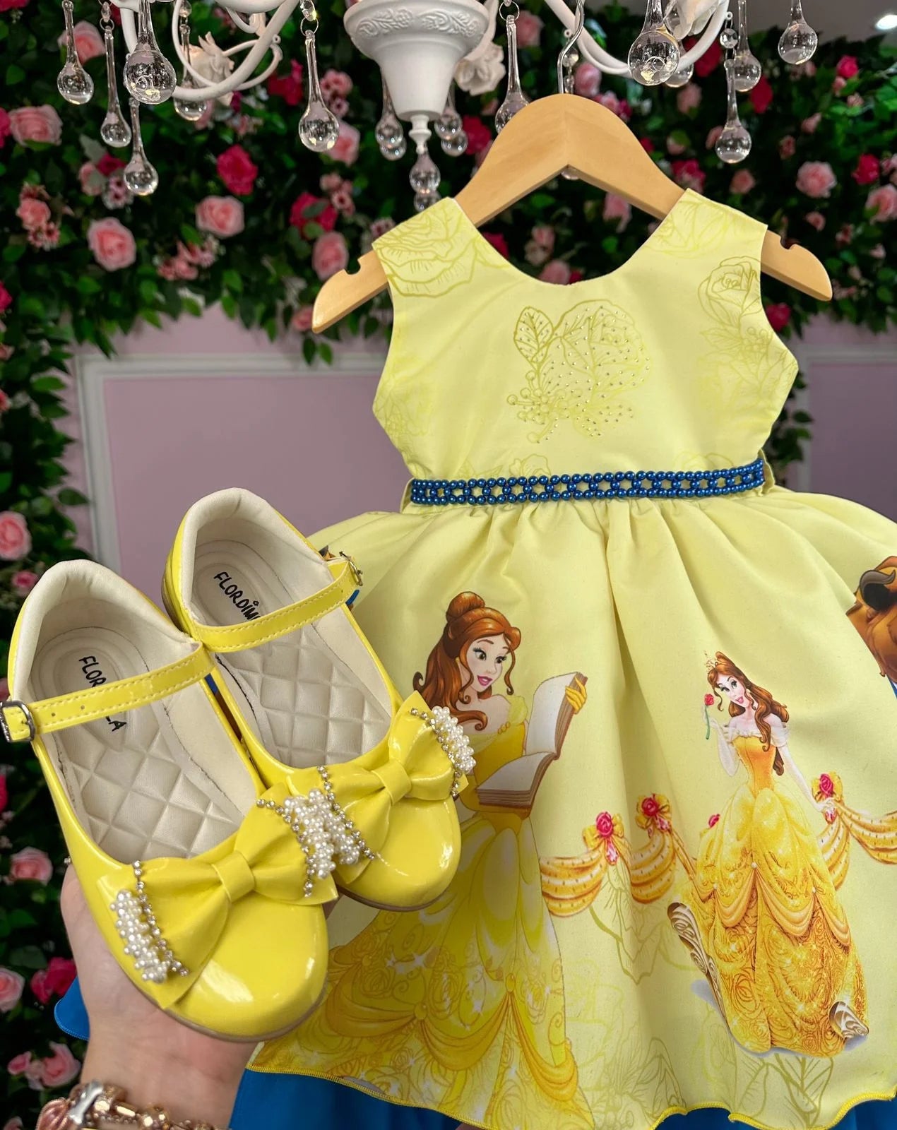 Vestido Tematicos da Miss A Bela e a Fera - Glamim